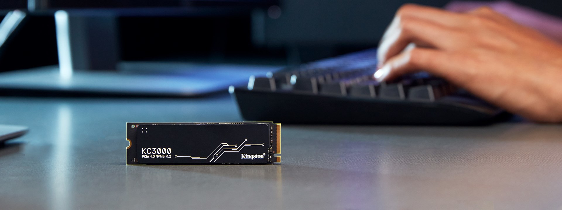Диск SSD Kingston KC3000, M.2, 2TB, PCIe 4.0
