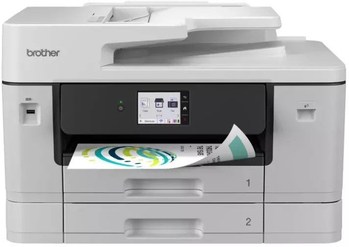 Printer shumëfunksional me bojë Brother MFC-J3960DW, A3, Wi-Fi, i bardhë