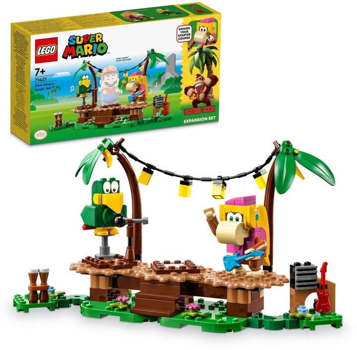 Set LEGO® Super Mario™ 71421 Dixie Kong and the Jungle Concert - Expansion Set