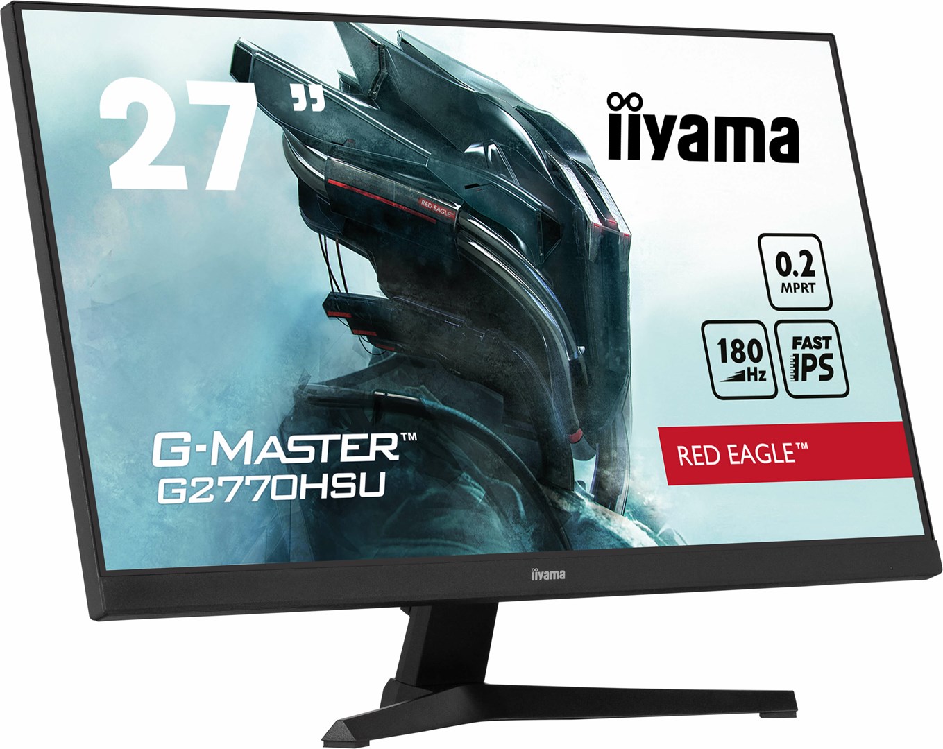 Monitor gaming iiyama G-MASTER G2770HSU Red Eagle, 27", 180Hz, i zi