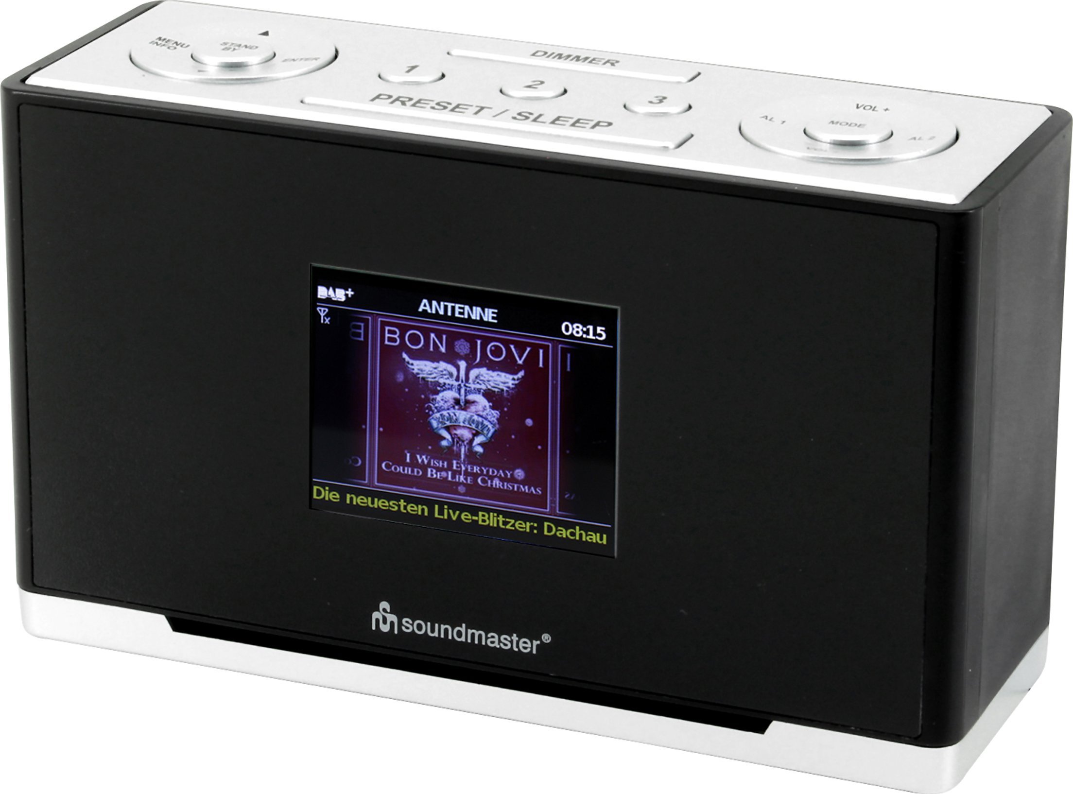 Radio portative Soundmaster UR240SW, DAB+, FM, ekran 2.4", e zezë