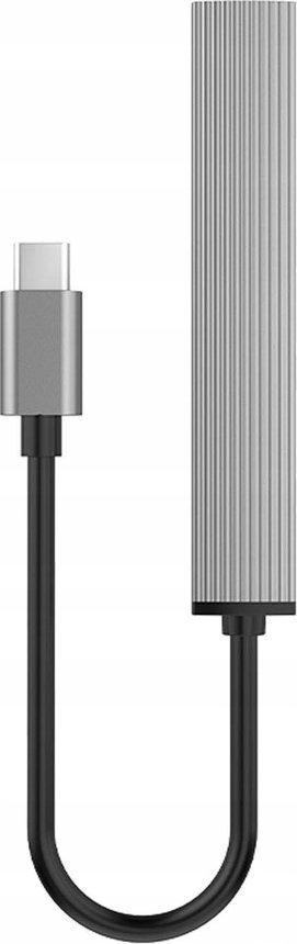 HUB USB Orico AH-13-GY, 4 porta, Type-C në USB 3.0 dhe 2.0, gri