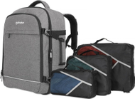 Çantë shpine Manhattan Laptop Backpack, 17.3", 40L, gri