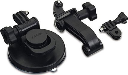 Mbajtëse vakumi për kamera aksion GoPro Suction Cup V3, universale, e zezë