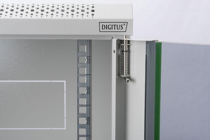 Kabinet muri rrjeti Digitus DN-19 12-U-EC, 19", 12U, gri
