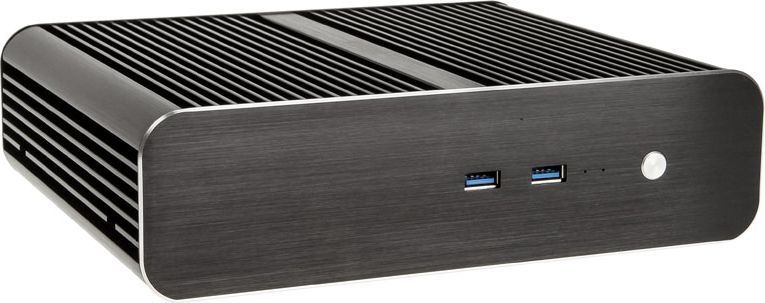 Kasë Akasa Euler S Fanless Thin Mini-ITX 2xUSB 3.0, HTPC