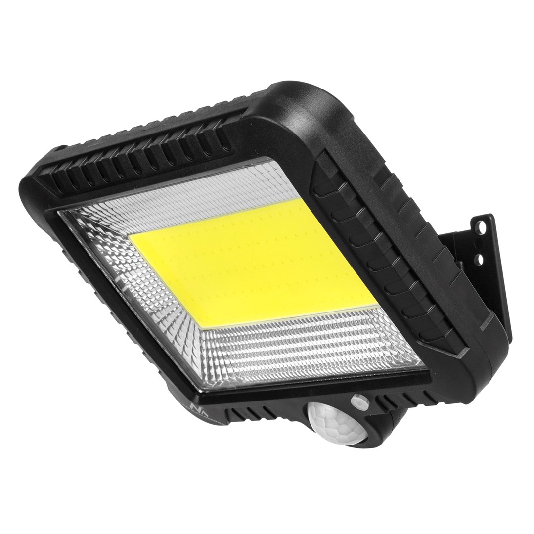 Prozhektor LED me sensor Maclean MCE438, solar, për jashtë, i zi