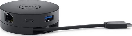 Docking station Dell DA300 470-ACWN, USB-C 6 në 1, HDMI DP VGA RJ45, gri