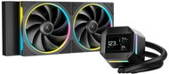 Sistem ftohës uji Deepcool LM240, 240mm, RGB, i zi