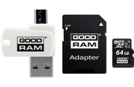 Kartë memorie Goodram M1A4-0640R12, 64GB, MicroSDXC, Class 10, e zezë