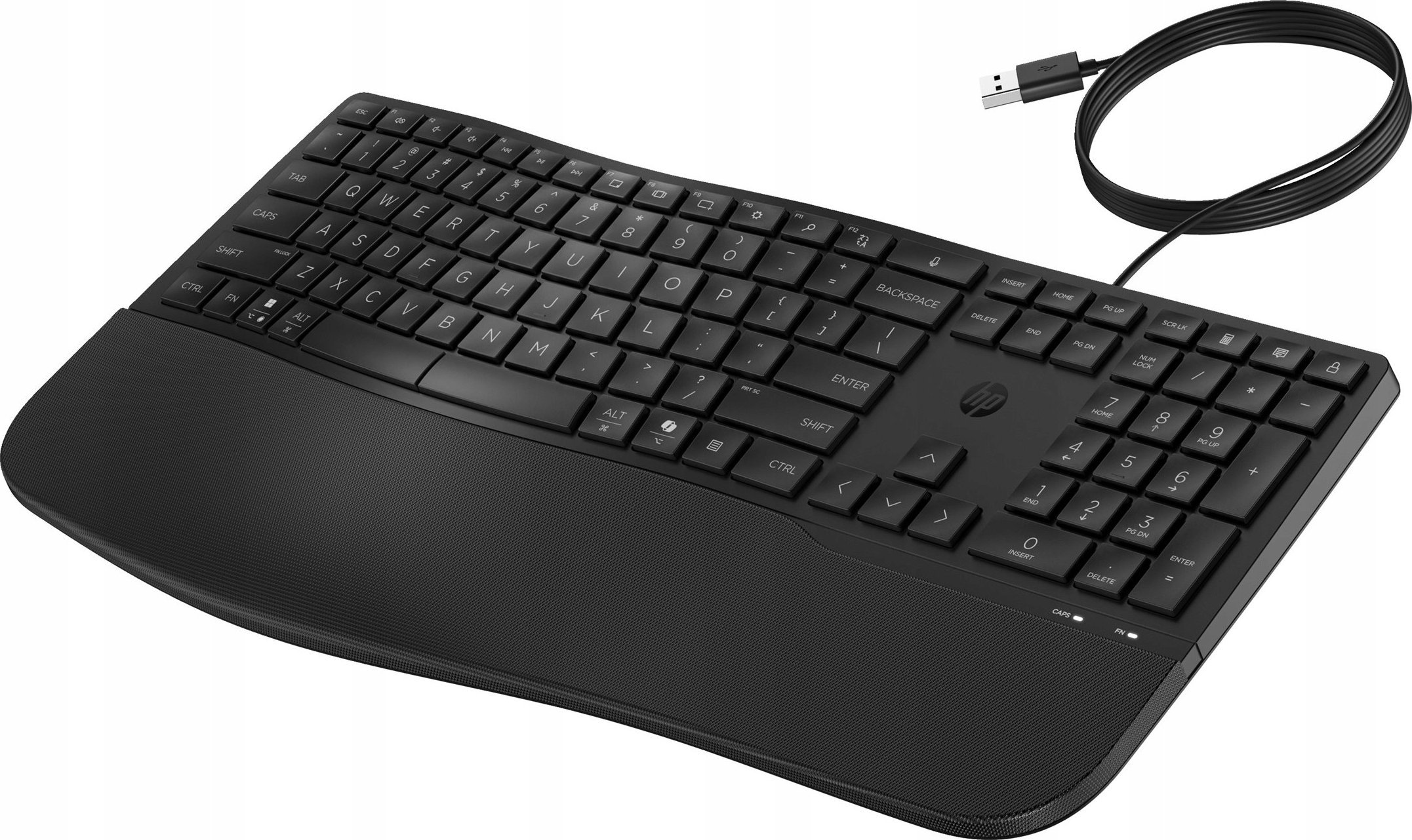 Тастатура HP 480 Comfort, со кабел, црна
