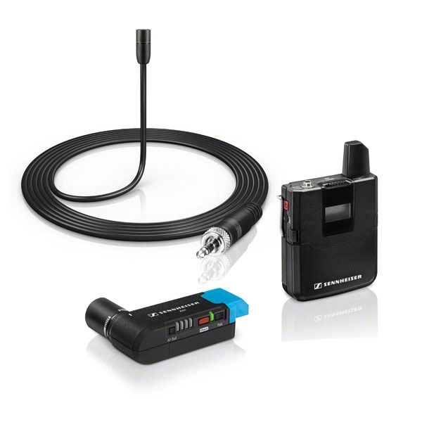Sistem wireless me mikrofon lavalier Sennheiser AVX ME2 SET, për kamera dhe DSLR, digjital