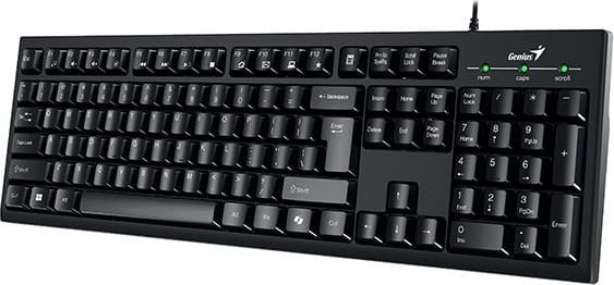 Tastierë Genius Smart KB-100 Copilot, me kabllo USB, membranore, e zezë