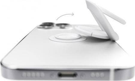 Mbajtëse telefoni Vonmählen Backflip Signature, 3 në 1, për smartphone, argjendi