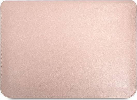 Çantë për tabletë Guess, Saffiano Triangle, 16'', rozë