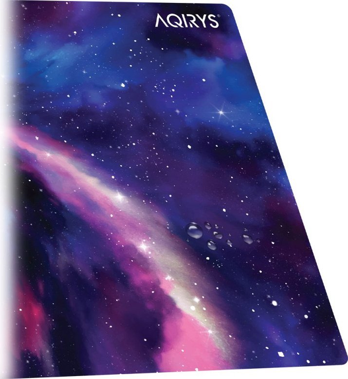 Mousepad gaming AQIRYS Nebula Drift 3XL, sipërfaqe mikrofibre, bazë gome antirrëshqitje, i zi