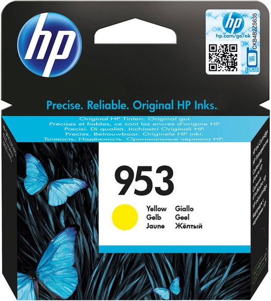 Ngjyrë Origjinale HP 953F6U14AE-BGY, e verdhë