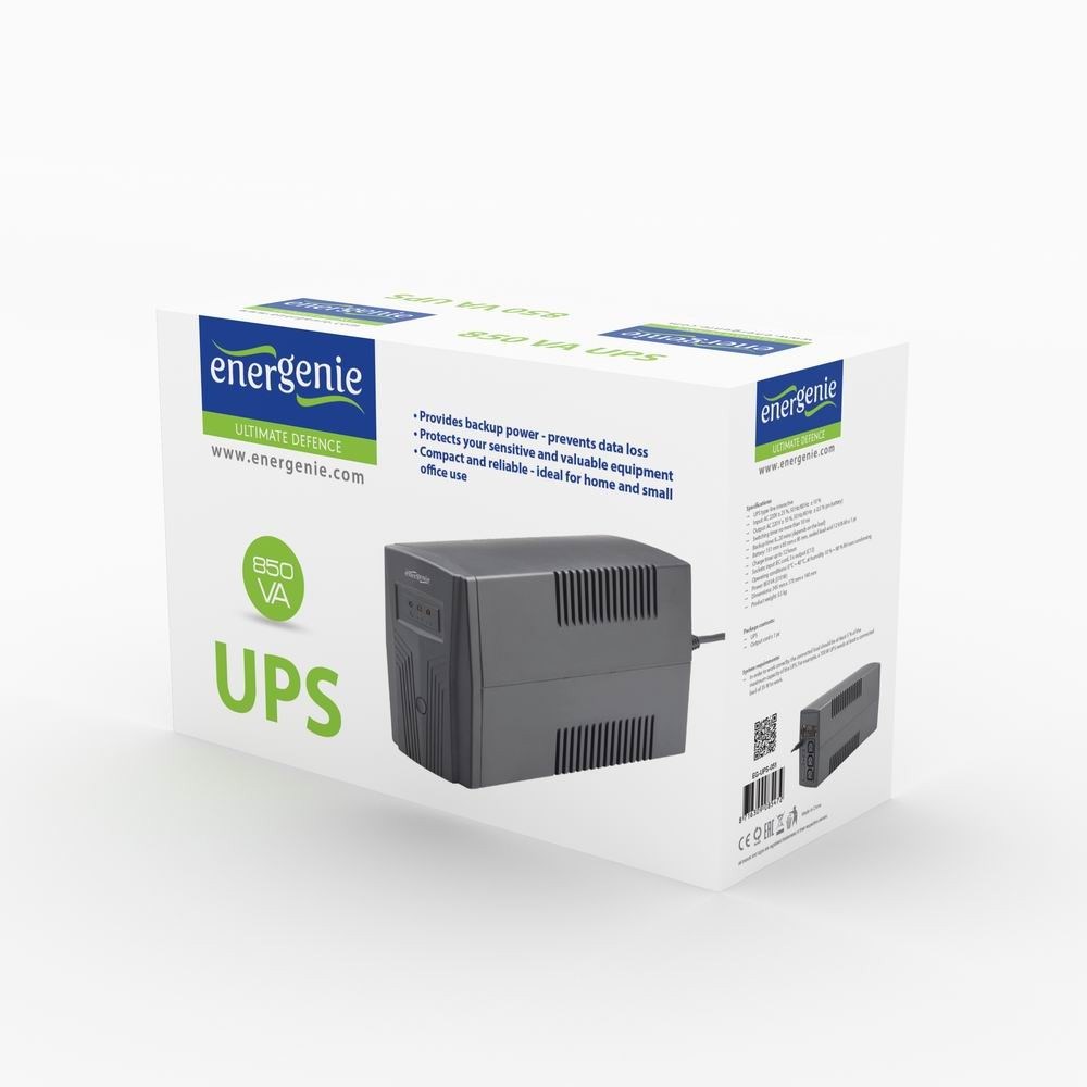 UPS Gembird EG-UPS-B850, 850VA, line interactive, i zi