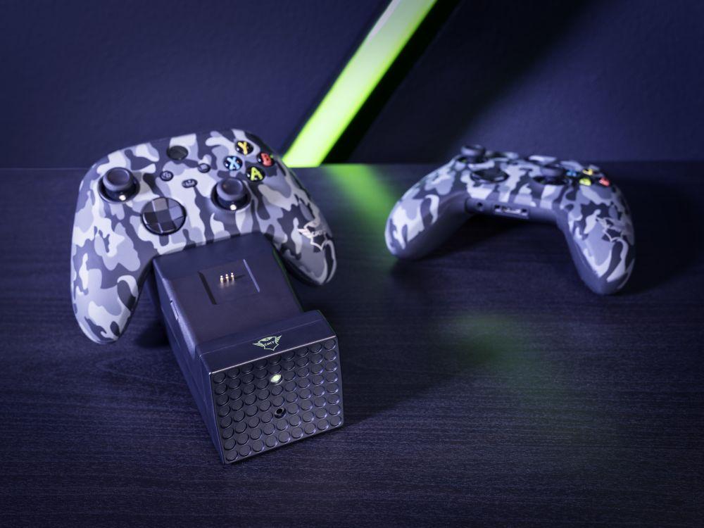 Stacioni i dyfishtë i karikimit Trust GXT250 për pads Xbox Series X / S