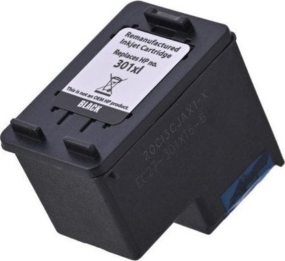 Kasetë boje SUPERBULK për HP 301XL CH563, e zezë