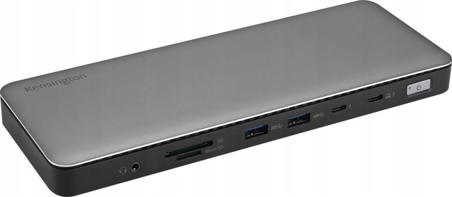 Докинг станица Кенсингтон SD5760T Тандерболт 4, Двоен 4K, 40Gbps, сива