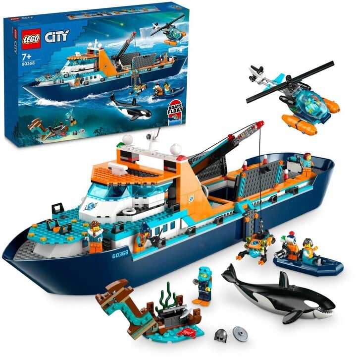 Set LEGO® City 60368 Arctic Exploration Ship, 815 pjesë