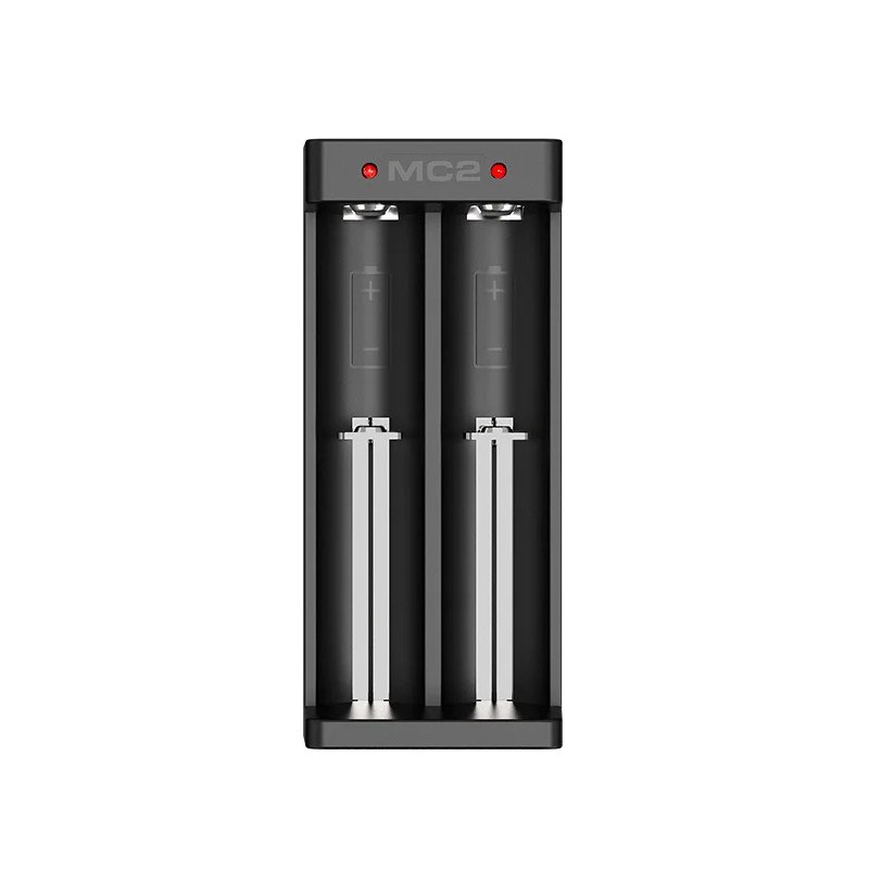 Karikues baterish XTAR MC2, USB-C, 2 slote, i zi