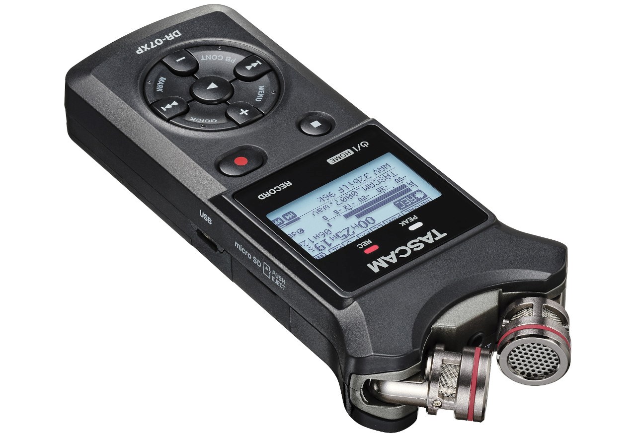 Regjistrues portativ audio Tascam DR-07XP, 32 bit float, USB C, i zi