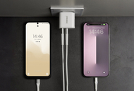 Полнач за мрежа Intenso Power Adapter 7802412, 2x USB A, 5V, бел