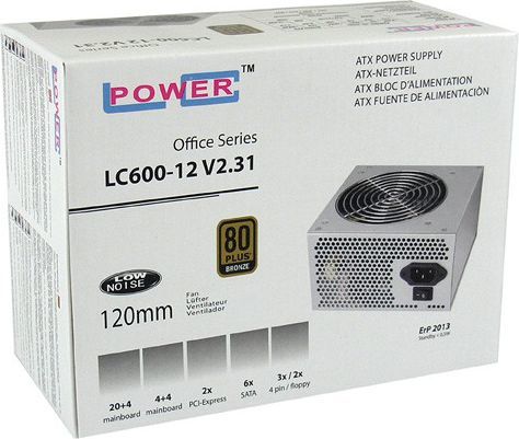 Burim energjie LC-Power Netzteil LC600-12 V2.31 ATX, 450W