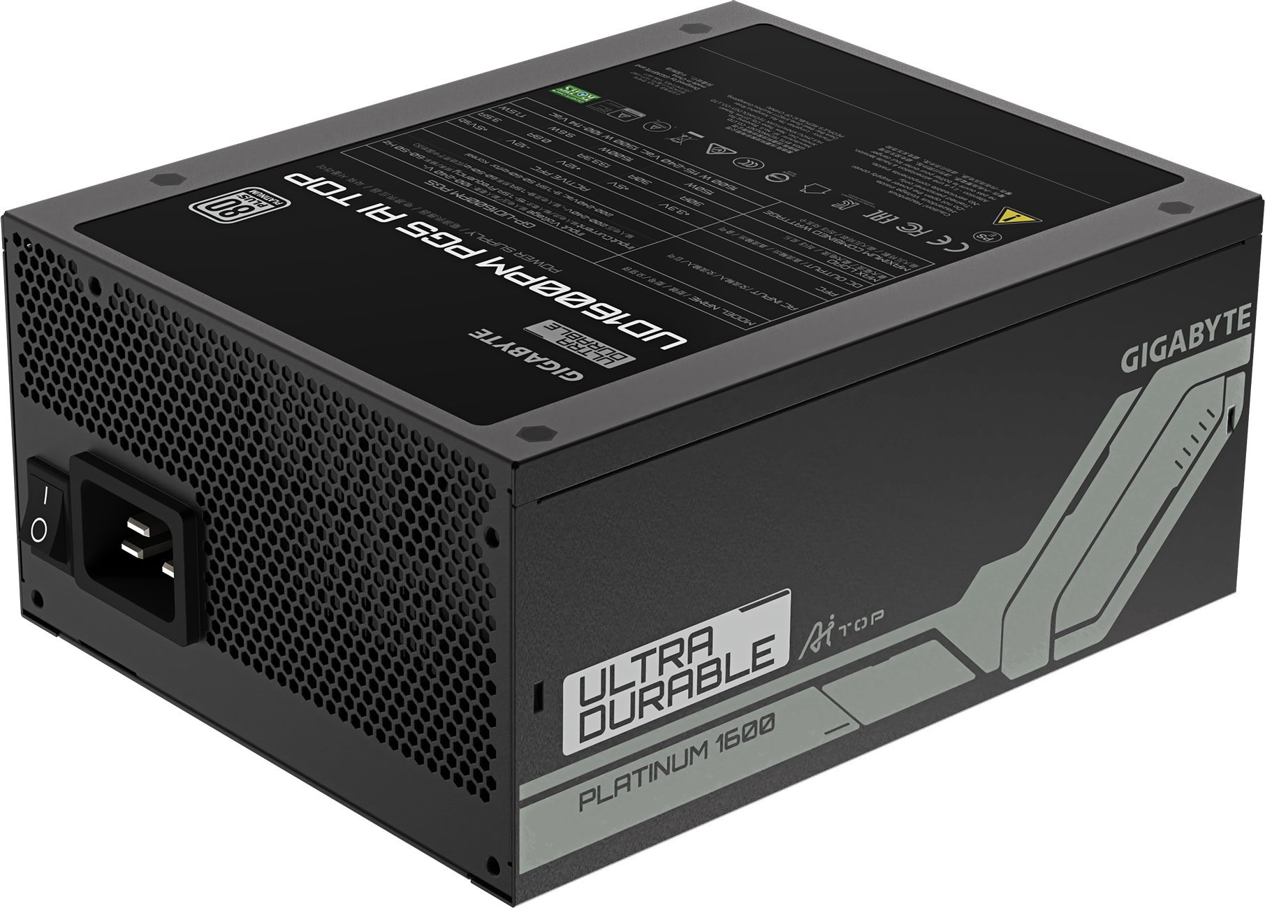Furnizues energjie GIGABYTE UD1600PM PG5 AI TOP, 1600 W, ATX, i zi