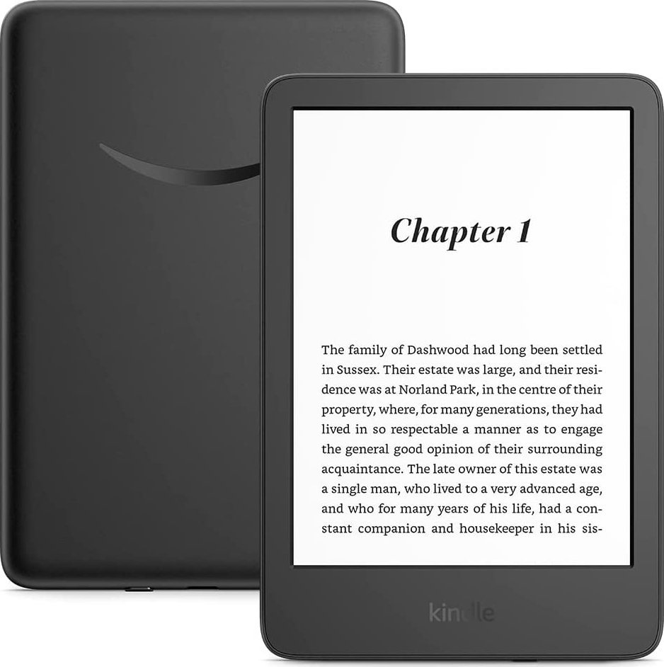 Lexues elektronik Amazon Kindle 2022, 6" 300ppi, memorie e dyfishtë, i zi