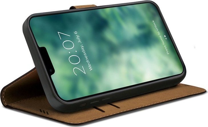 Këllëf portofol Xqisit Slim Wallet për iPhone 14 6.1", me mbajtëse karta, i zi