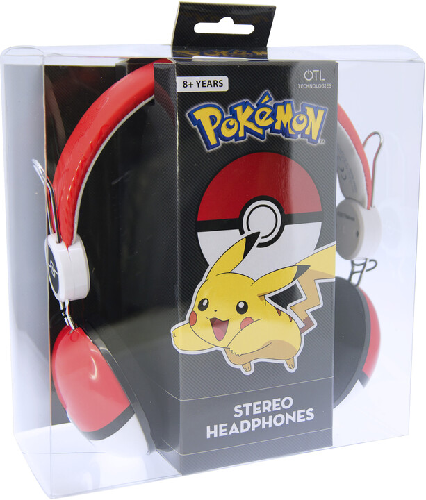 Kufje OTL Technologies Pokemon Pokeball Tween Dome, të kuqe