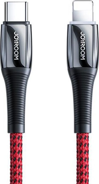 Кабел полнач Joyroom USB C во Lightning, 1.2 m, 20W, црвен