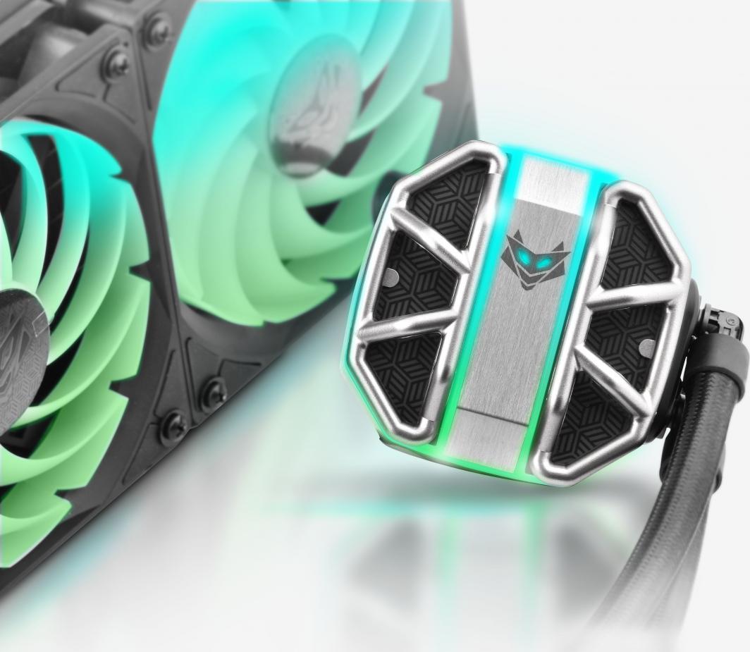 Ftohës Sapphire Nitro+ S240-A, ARGB, 240 mm, i zi