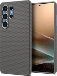 Футрола за телефон Spigen Liquid Air, за Samsung Galaxy S25 Ultra, TPU, сива мермер