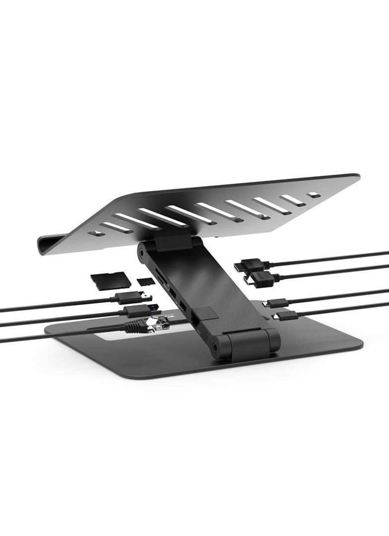 Stacion dokues USB-C me mbështetje për PC, 2 x 4K, 85W