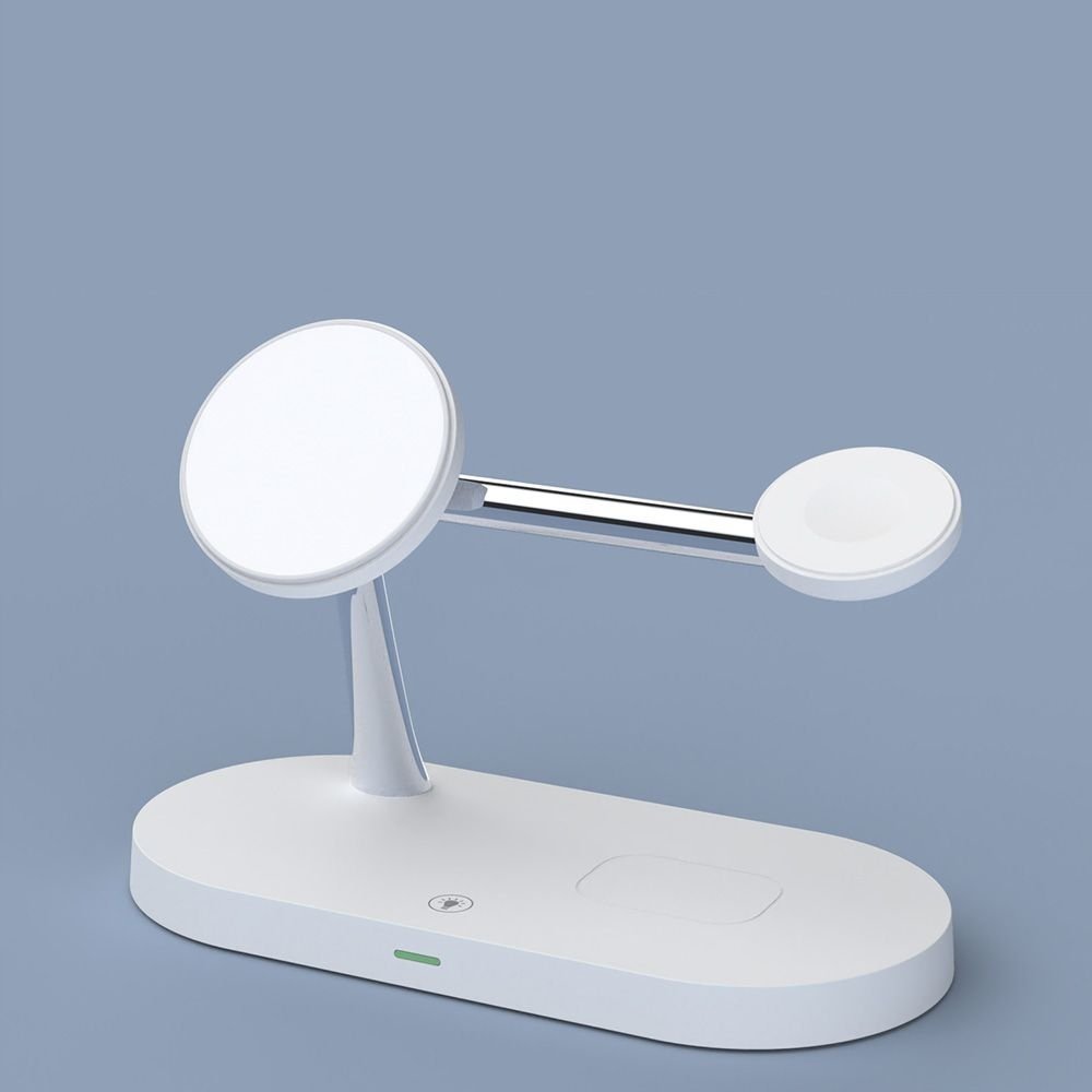 Karikues wireless Blow WCH-08, 15W, 3 në 1, i bardhë