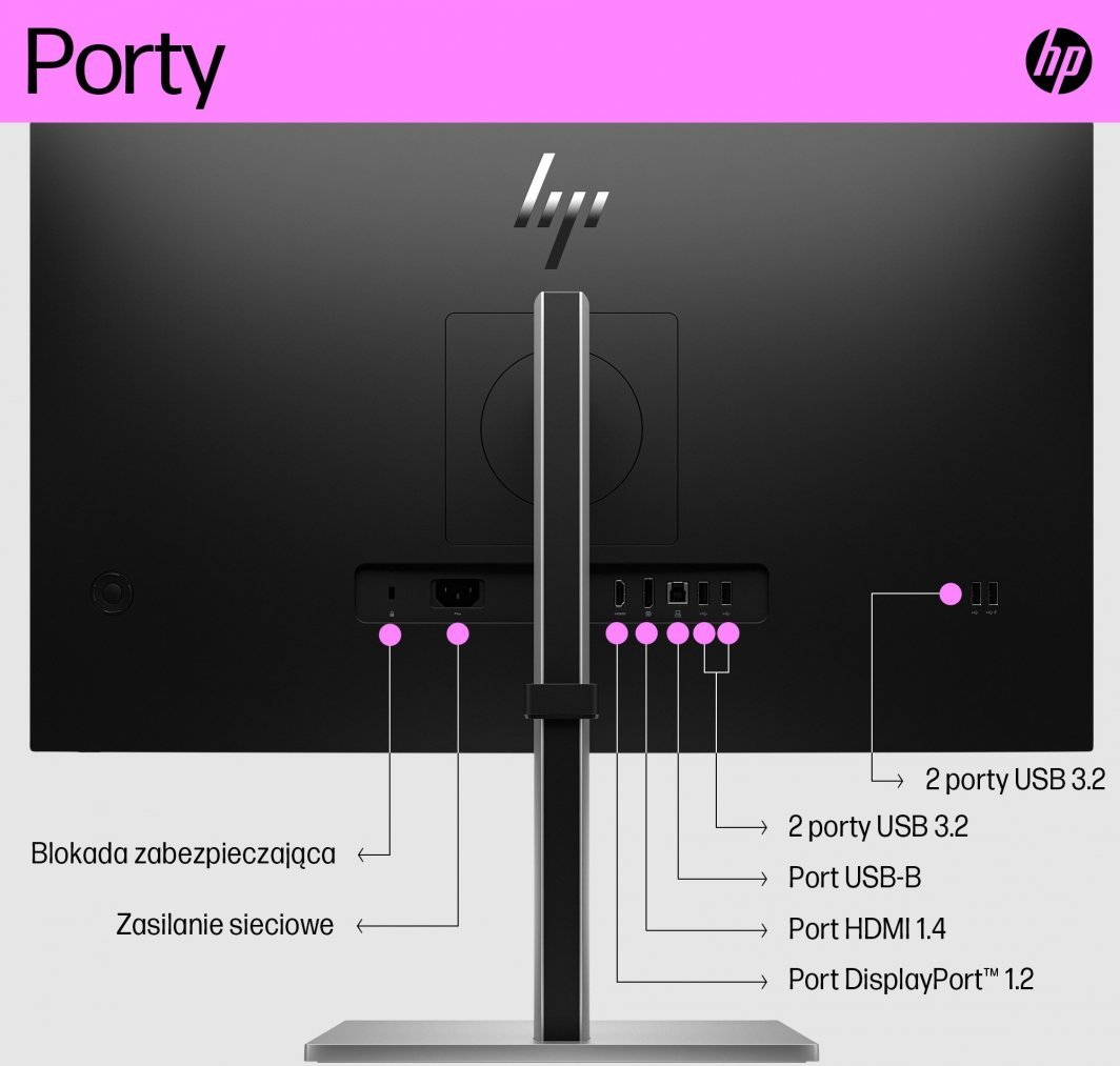 Monitor HP E27q G5, 27", 2560 x 1440 (WQHD), i zi
