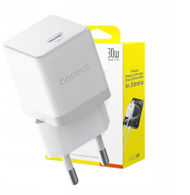 Karikues muri Baseus Palm, PD 30W, Type C, i bardhë