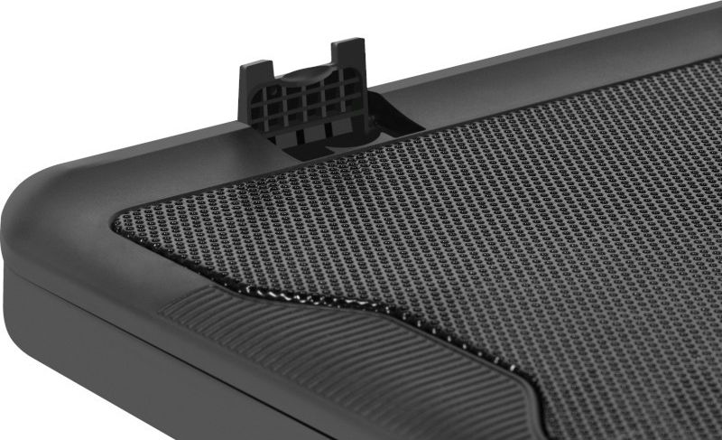 Bazë ftohëse për laptop Defender NS-503, 2 ventilatorë, ndriçim LED, e zezë