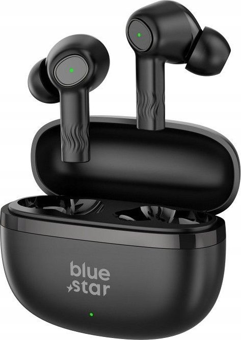 Kufje pa tela Blue Star TWS AC20E, ANC dhe ENC, Bluetooth 5.4, të zeza