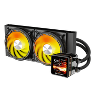 Ftohës Darkflash DE240 AIO Liquid Cooler, 240mm, i zi
