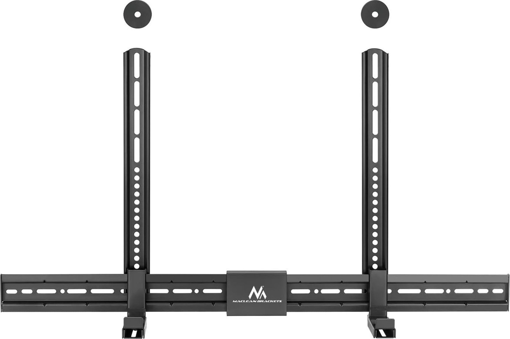 Mbajtëse rregullueshme për soundbar Maclean MC-465, universale, kapacitet 15 kg, e zezë