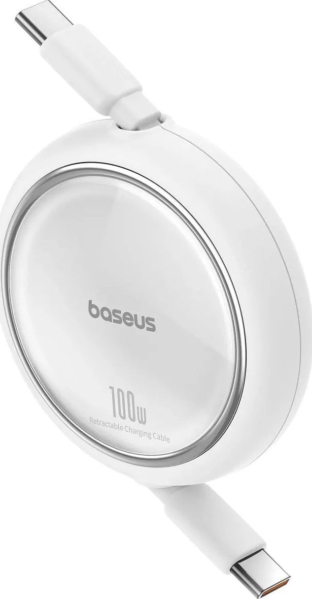 Kabllo USB Baseus Free2Draw Mini, USB C në USB C, 1m, 100W, e bardhë