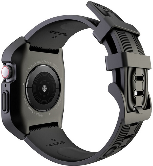 [OUTLET] Rrip silikoni MAX MAS13 për Apple Watch, 38/40mm, i zi