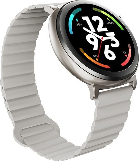 Smartwatch HiFuture Aurora, ekran me prekje, rezistent ndaj ujit, argjent