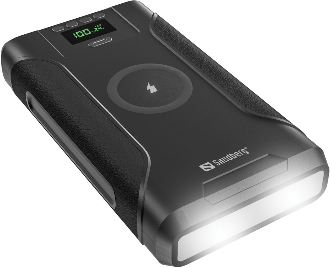 Powerbank Sandberg Survivor 7in1, 76800 mAh, USB-C PD 100W, IPX4, i zi