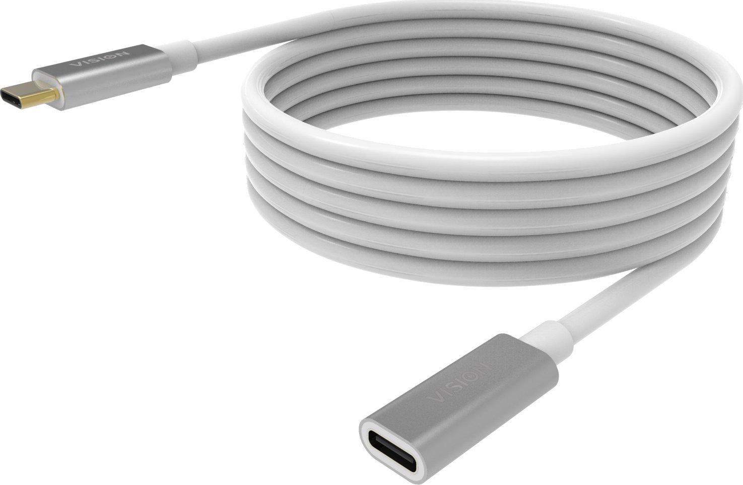 Kabllo USB C Vision TC 2MUSBCEXT, 2 m, USB 3.2 Gen 2, e bardhë